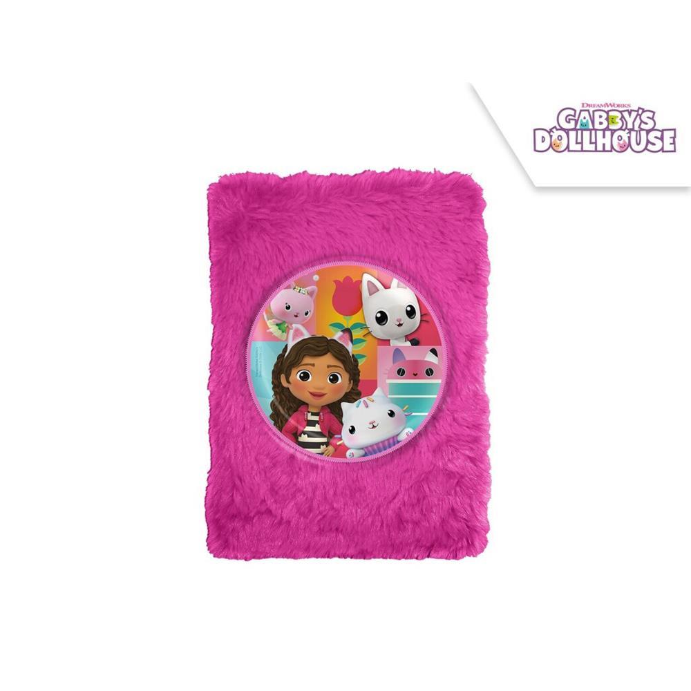 Σημειωματάριο με βελούδινο εξώφυλλο Το Κουκλόσπιτο της Γκάμπι Y21χ15x2,5εκ.