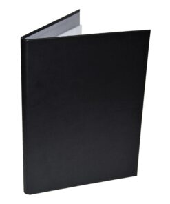 Νext ντοσιέ συνεδρίου eco leather μαύρο με μπλοκ και στυλό Υ32x24εκ.