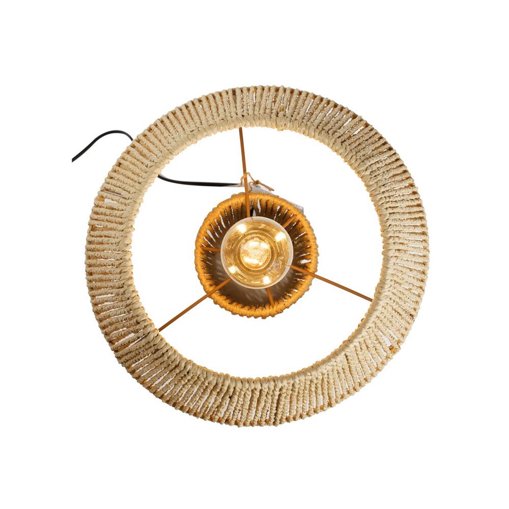 Φωτιστικό επιτραπέζιο, rattan Υ30xØ35εκ. - Image 2