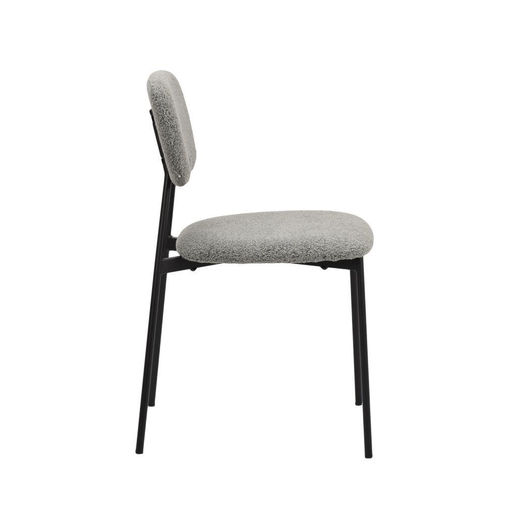 Καρέκλα μεταλλική Nextdeco Rosa γκρι Υ81x47x52εκ. - Image 2