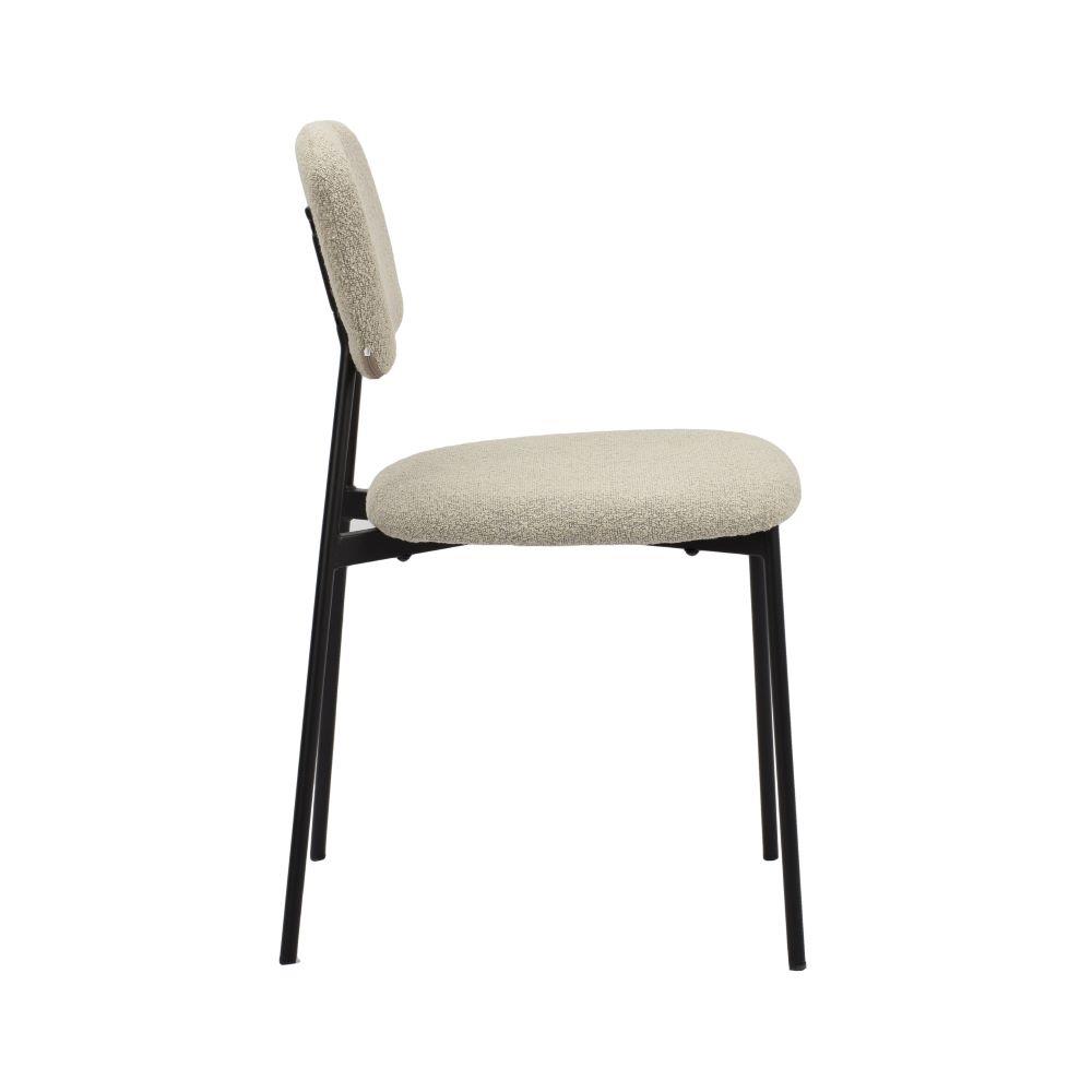 Καρέκλα μεταλλική Nextdeco Rosa μπεζ Υ81x47x52εκ. - Image 2