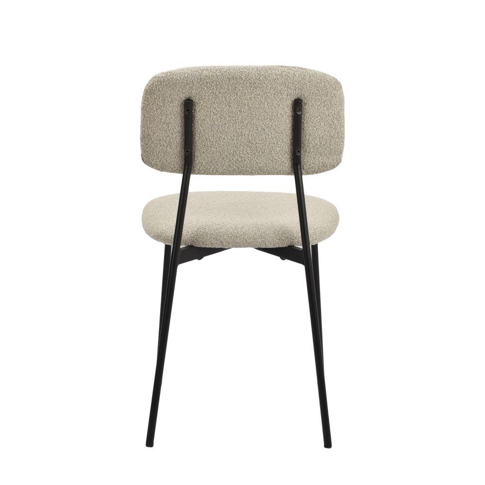 Καρέκλα μεταλλική Nextdeco Rosa μπεζ Υ81x47x52εκ. - Image 3