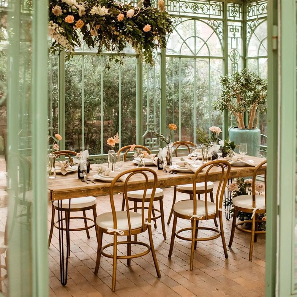 Καρέκλα ξύλινη Nextdeco vintage Υ91x42x47,5εκ - Image 5