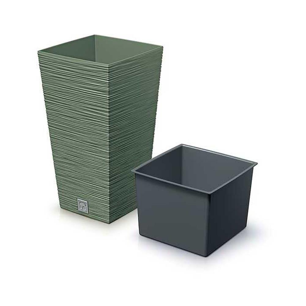 Γλάστρα - κασπώ FURU πράσινο Y55x29,5x29,5εκ - Image 2