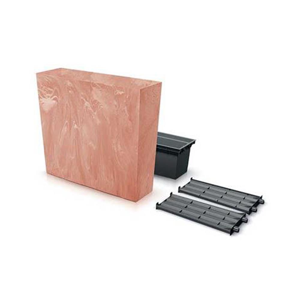 Ζαρτινιέρα terracotta beton effect Y49,8x58x18εκ. - Image 2