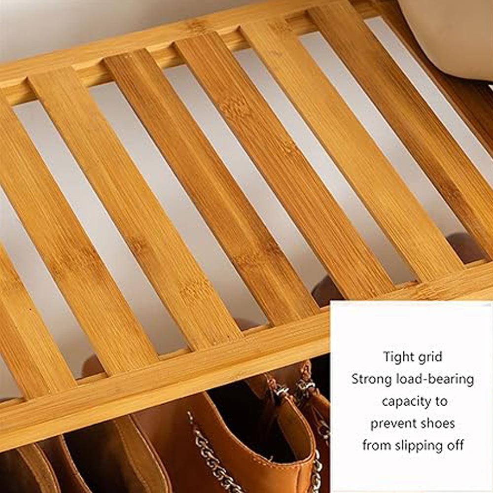 Παπουτσοθήκη Nextdeco από μπαμπού 5 επιπέδων Υ128x68x25εκ. - Image 2
