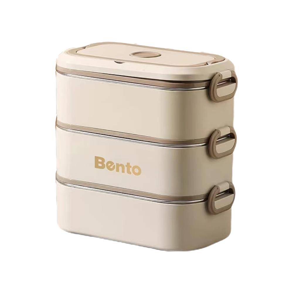 Σετ 3 lunch box inox 2550ml - Image 5