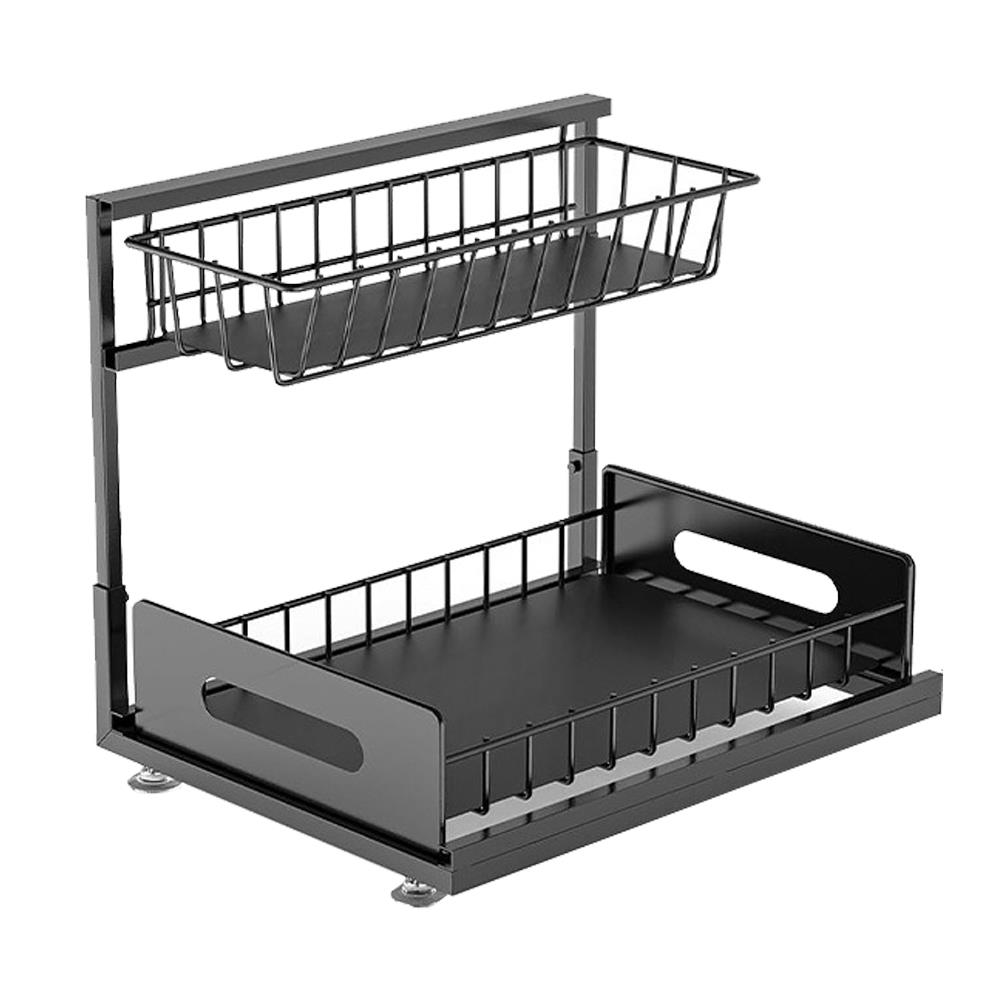 Διπλό ράφι οργάνωσης νεροχύτη μεταλλικό Υ29xΜ36xΠ27,5εκ. - Image 2