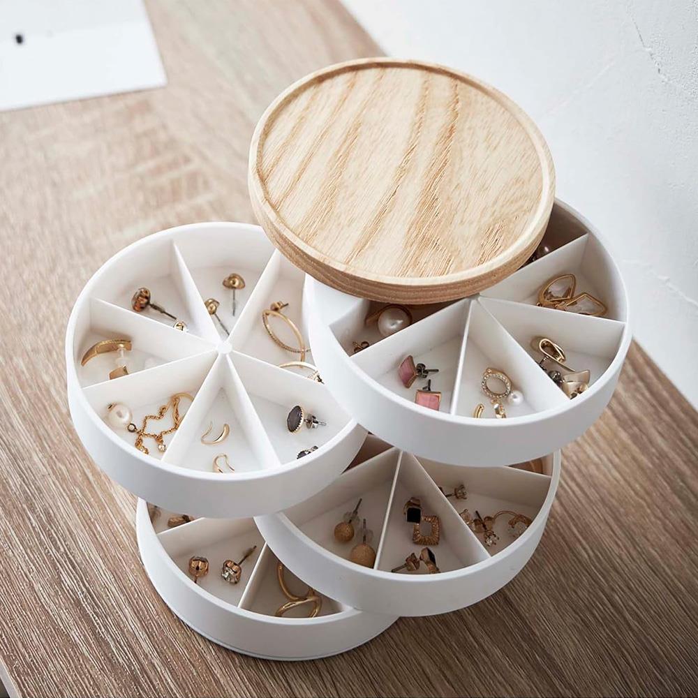 Κουτί Αποθήκευσης Κοσμημάτων 5 Βαθμίδων Υ12,5xØ10εκ. - Image 2