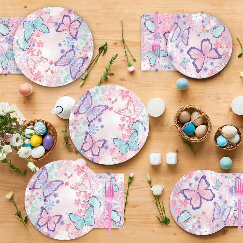 Σετ για παιδικό πάρτυ Πεταλούδες - Image 2