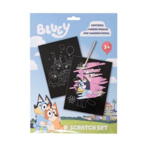 Σετ scratch art Bluey Α5 15χ21εκ.