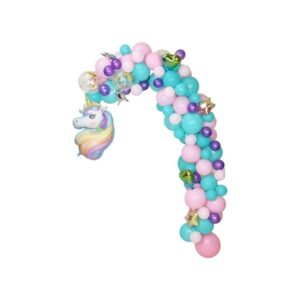 Διακοσμητικό σετ μπαλονιών Unicorn 122τεμαχίων