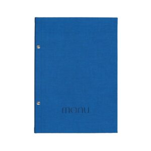 Next μενού εστιατορίου PU nomads μπλε με 10 ζελατίνες και βίδες 24x32εκ. Δυνατότητα εκτύπωσης