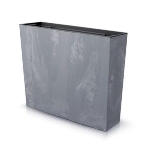 Ζαρτινιέρα γκρι beton effect Y49,8x58x18εκ.