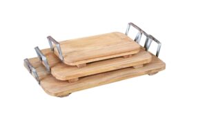 Δίσκοι ξύλινοι σετ 3 ΤΜΧ Nextdeco M55xΠ31εκ/ M44xΠ26εκ/ M35xΠ20εκ