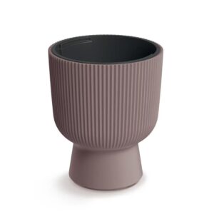 Γλάστρα - κασπώ Milly Round καφέ Y30,5 x Φ23,9εκ.