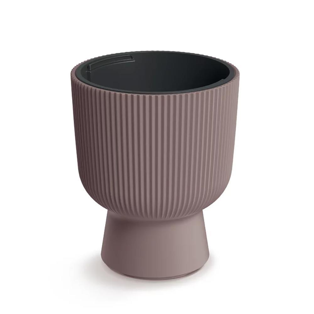 Γλάστρα - κασπώ Milly Round καφέ Y30,5 x Φ23,9εκ.