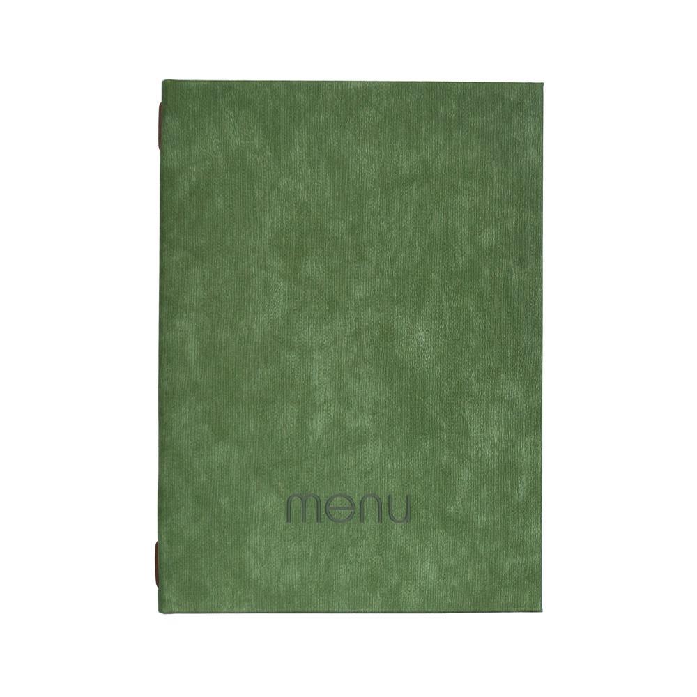 Next μενού εστιατορίου PU bali πράσινο με κρυφό λάστιχο 23x32εκ.
