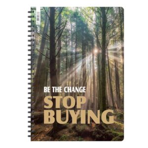 Next trends stop buying τετράδιο σπιράλ 3 θέματα 105 φύλλα 17x25εκ.