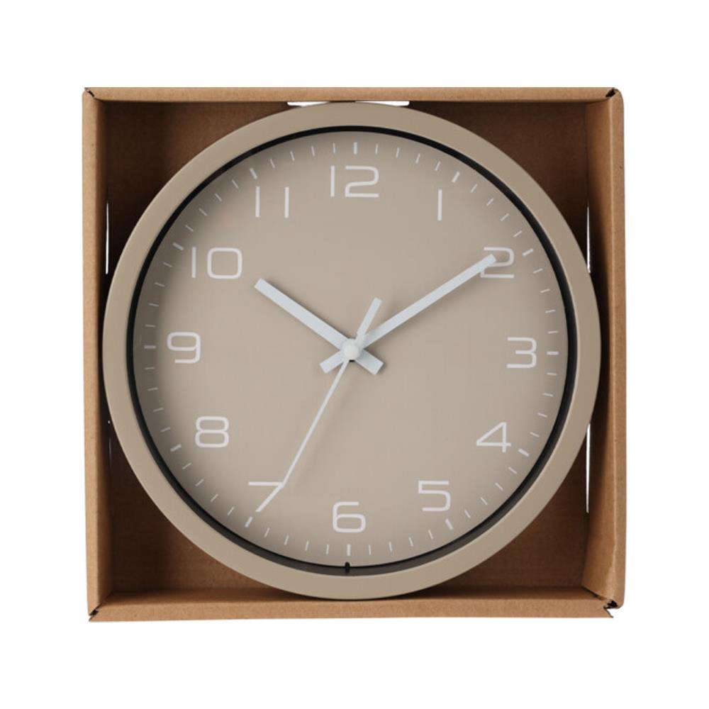 Ρολόι τοίχου μπεζ Ø20εκ.