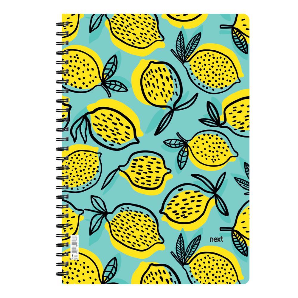 Next trends lemons τετράδιο σπιράλ 2 θέματα 70 φύλλα 21x29εκ.