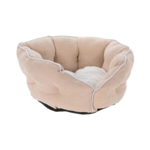 Κρεβάτι σκύλου ή γάτας μπεζ Υ18,5x50x18εκ.