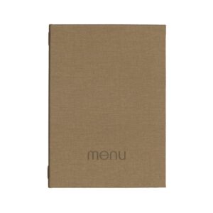 Next μενού εστιατορίου PU nomads καφέ με κρυφό λάστιχο 23x32εκ