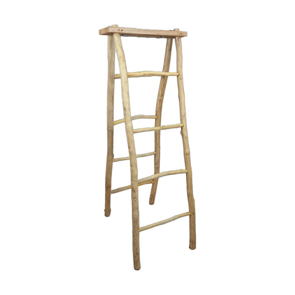 Σκάλα - Κρεμάστρα Nextdeco από ξύλο teak Υ150xΜ53xΠ65/12xεκ