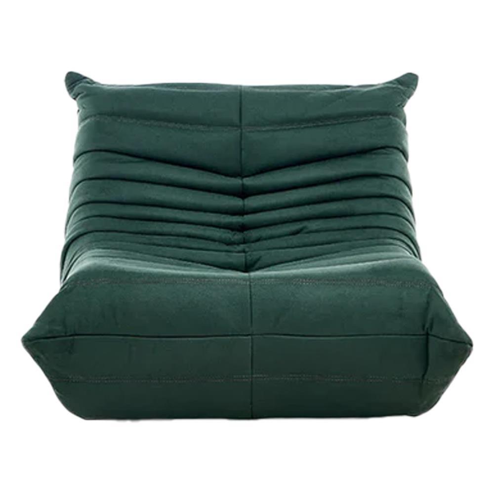 Πολυθρόνα Nextdeco Togo Alcantara σκούρο πράσινο Y70x103x85εκ