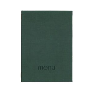 Next μενού εστιατορίου PU nomads πράσινο με κρυφό λάστιχο 23x32εκ.