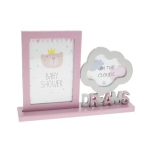 Κορνίζα ροζ Σύννεφο Υ18,5x25,5x5εκ.