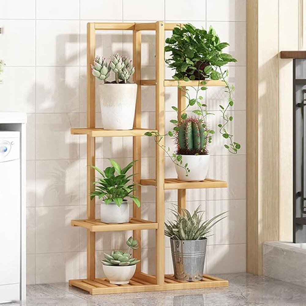 Ανθοστήλη Nextdeco bamboo 7 θέσεων Υ142x40x20εκ.