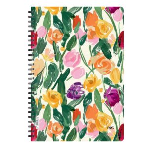Next trends flowers III τετράδιο σπιράλ 2 θέματα 70 φύλλα 21x29εκ.