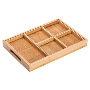 Δίσκος Nextdeco bamboo Υ3,5x40x28εκ.