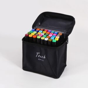 Μαρκαδόροι αλκοόλης διπλής γραφής 40 χρώματα