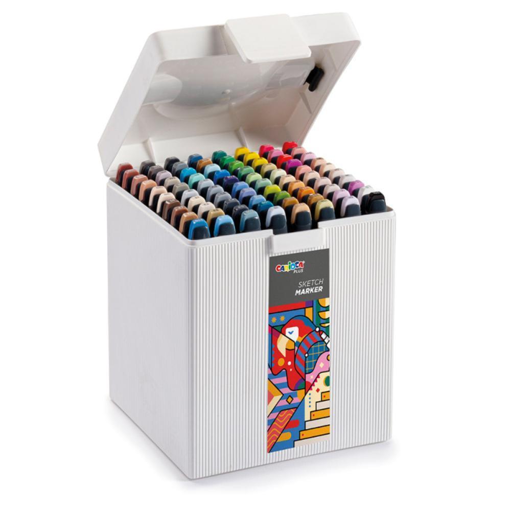 CARIOCA Plus Sketch Marker Hard Box 80 ΤΜΧ