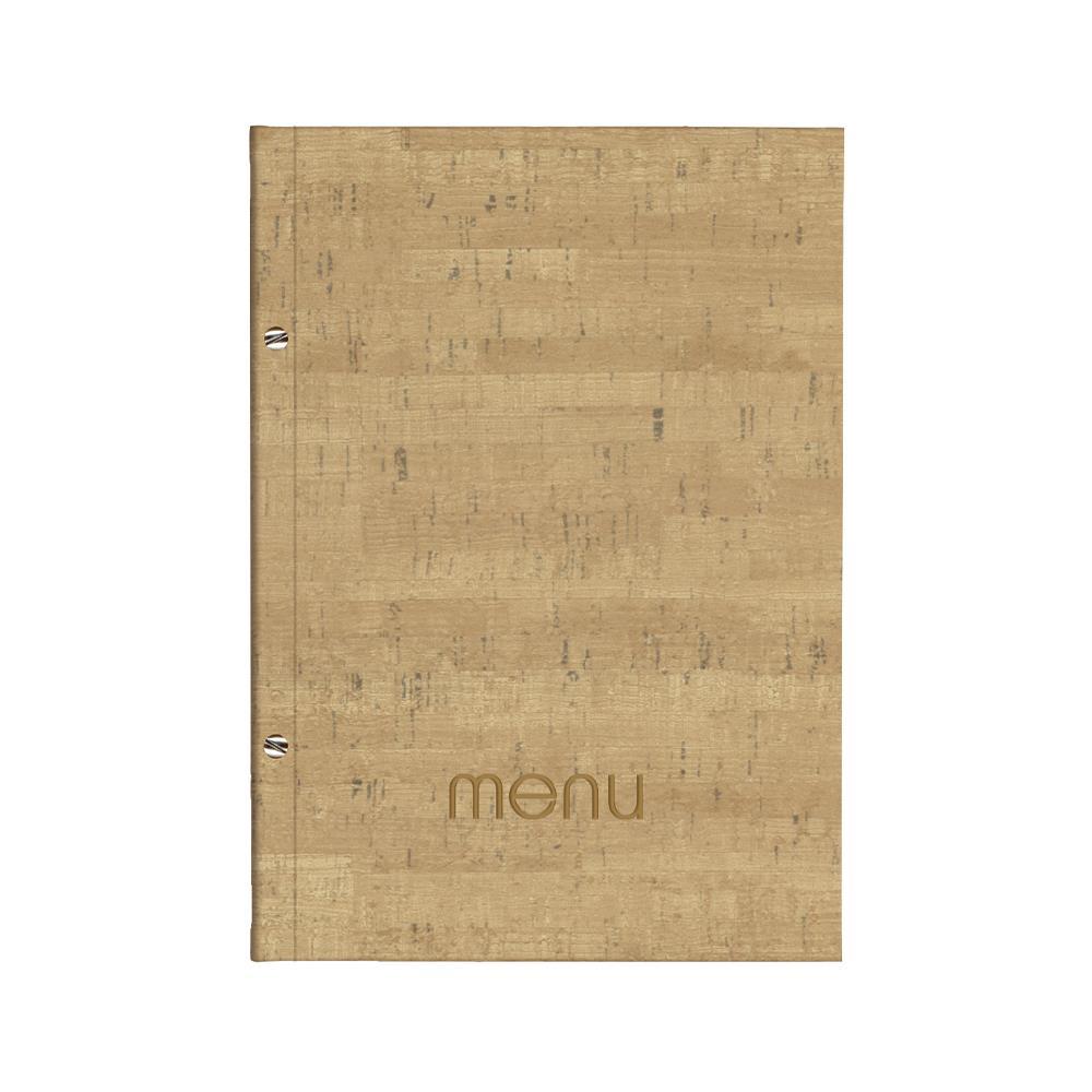 Next μενού εστιατορίου PU cork μπεζ με 10 ζελατίνες και βίδες 24x32εκ.