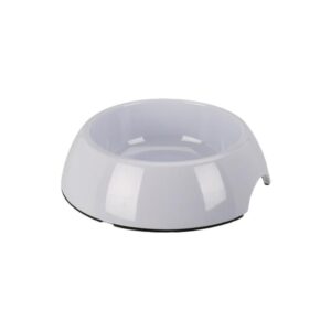 Μπωλ σκύλου πλαστικό λευκό Υ4,5xØ14εκ.