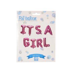 Σετ μπαλονιών -γράμματα It' s a girl