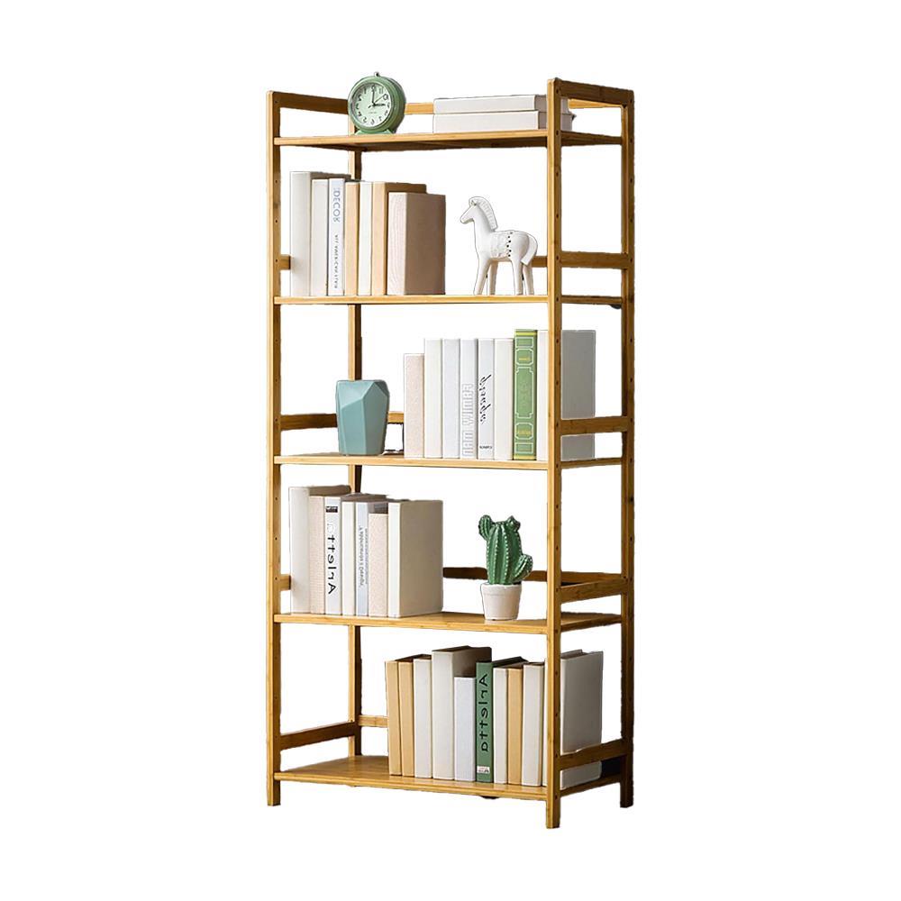 Βιβλιοθήκη Nextdeco από μπαμπού 5 επιπέδων Υ128x68x25εκ.