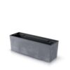 Ζαρντινιέρα γκρι beton effect Y19,5x58x18εκ.