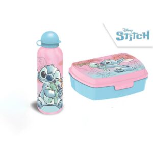 Σετ φαγητοδοχείο με παγούρι Stitch Υ8x22x8εκ. 500ml