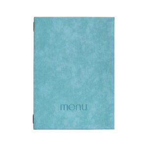 Next μενού εστιατορίου PU bali γαλάζιο με κρυφό λάστιχο 23x32εκ.