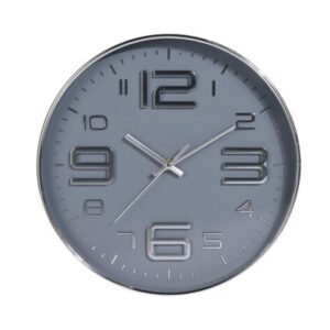 Ρολόι τοίχου γκρι Ø30.5εκ.