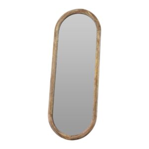 Καθρέφτης οβάλ Nextdeco ξύλινος Υ77,5εκ.