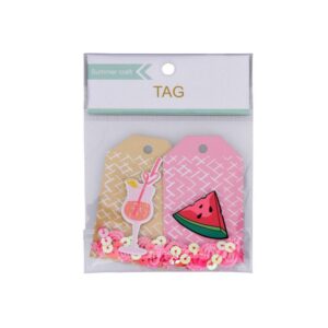 Ετικέτες δώρου lemonade-watermelon 7,4x4,5x0,1εκ.