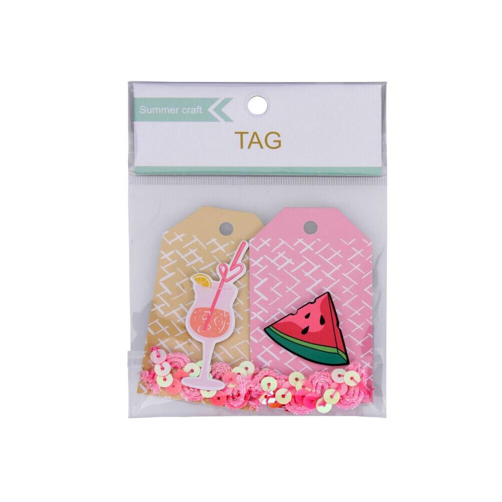 Ετικέτες δώρου lemonade-watermelon 7,4x4,5x0,1εκ.