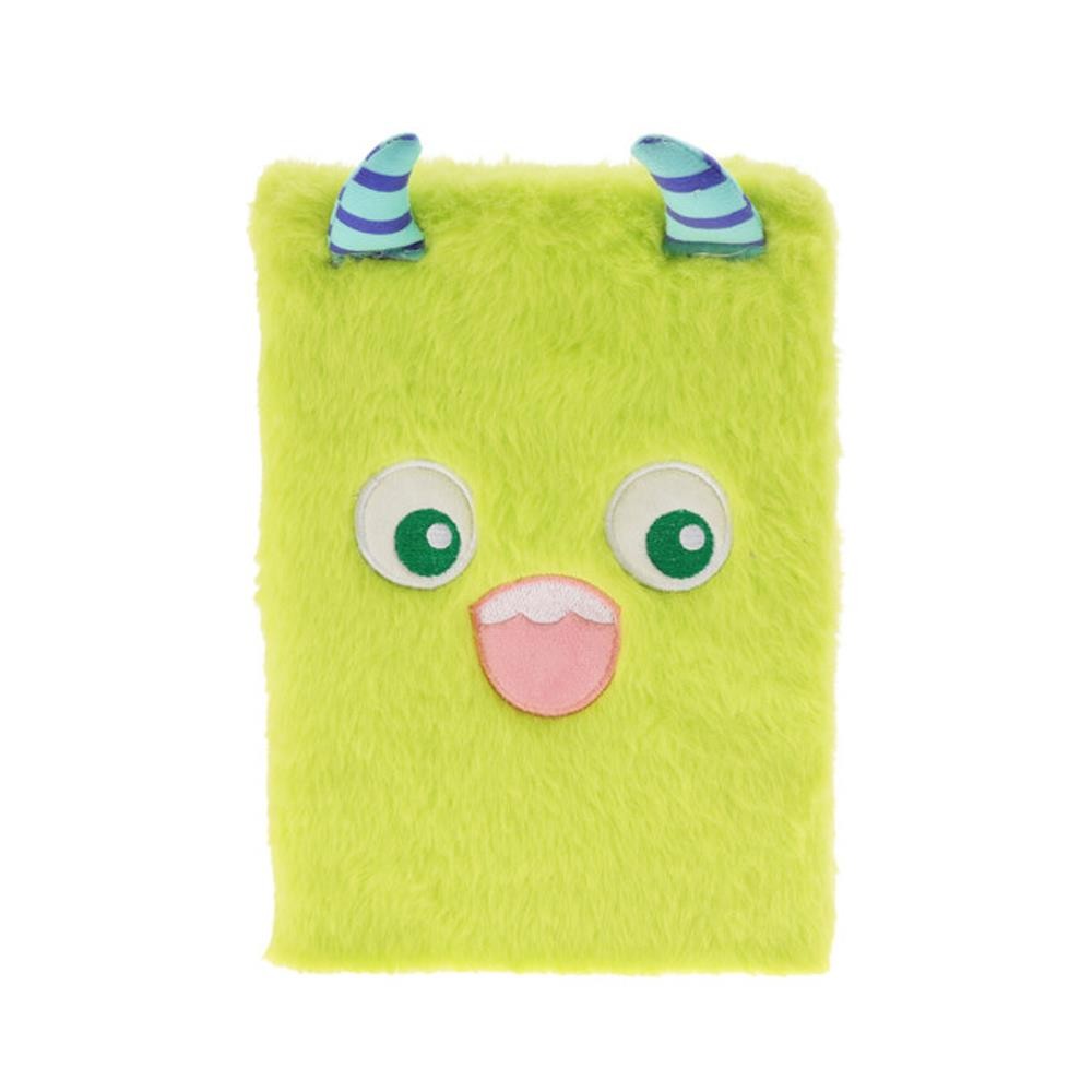 Σημειωματάριο κίτρινο με βελούδινο εξώφυλλο Y21x15,5x3εκ.