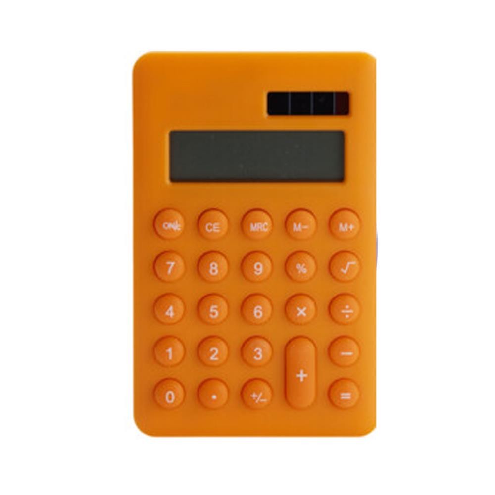 Κομπιουτεράκι 12 ψηφίων πορτοκαλί 10x6,6x1,1εκ.