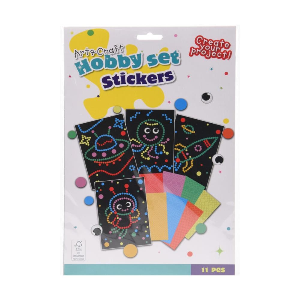 Αυτοκόλλητα διάστημα 4 φύλλα Α4